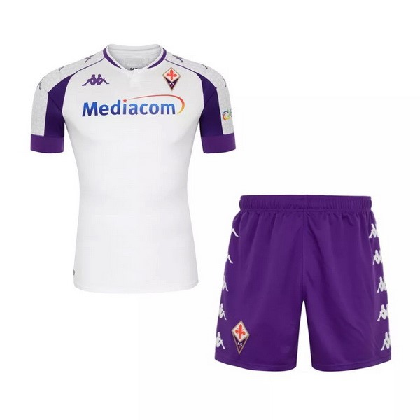 Camiseta Fiorentina 2ª Kit Niños 2020 2021 Blanco